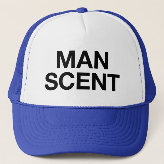 MAN SCENT: leuke slogan trucker die Trucker Pet (Voorkant)