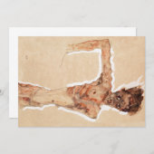 Man. Self-Portrait (1911) van Egon Schiele. Two-To Kaart (Voorkant / Achterkant)