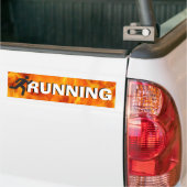 Man Silhouette draaien Bumpersticker (Op Truck)