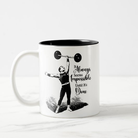 Man, Sterk Man, Koffie, Mancave, Resten Tweekleurige Koffiemok (Links)