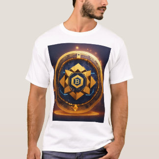 Man T-shirt crypto logo