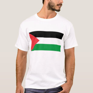 Man T Shirt met de Palestijnse vlag