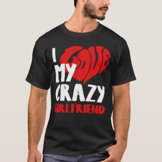 Man T-shirt met Valentijn Fun Art,