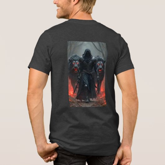 Man T-shirt Stijl: Bella+Canvas Tri-blend (Achterkant)