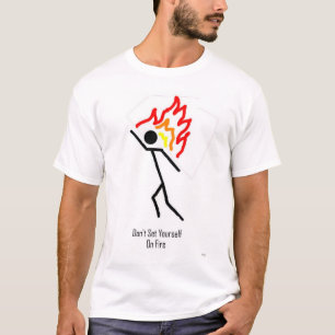 Man tegen brand t-shirt