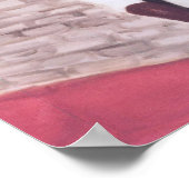 Man tegen de muur poster (Hoek)