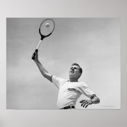 Man tennis poster (Voorkant)