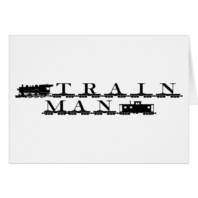 Man treinen (Voorkant Horizontaal)