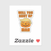 Man, Trumpkin Halloween Sticker (Vel)