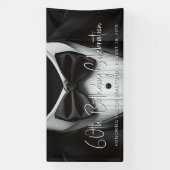 Man Tuxedo Verjaardagsfeest Banner (Verticaal)