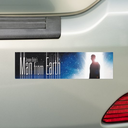 Man uit aardse Bumpersticker (Op auto)