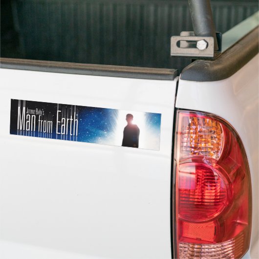 Man uit aardse Bumpersticker (Op Truck)