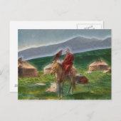 Man uit Kazachstan Briefkaart (Voorkant / Achterkant)