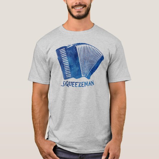 Man uitknijpen t-shirt (Voorkant)
