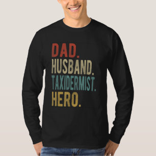 Man Vader Echtgenoot Opzetter Held T-shirt