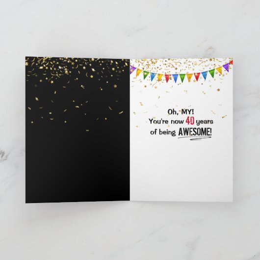 Man van 40 jaar op zwart kaart (Binnen)