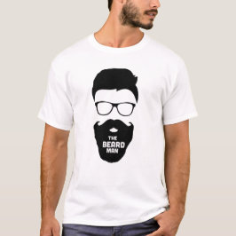 Man van de baard t-shirt