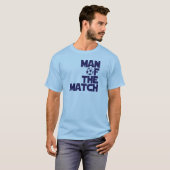 man van de match t-shirt (Voorkant volledig)