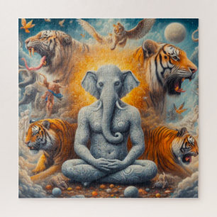 man van de spirituele olifant legpuzzel