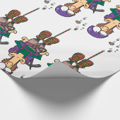 Man van een helling cadeaupapier