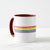Man van Eer Bourgondië Bow Stropdas Koffie Mok (Voorkant links)
