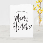 Man van Eer | het Huwelijk van de Douane van de Kaart (Gele Bloem)