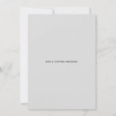 Man van Eer | Script Stijl Aangepaste Trouw Kaart (Achterkant)