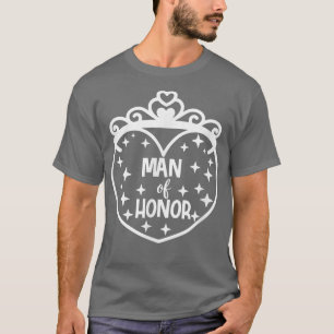 Man Van EerTrouw Idee Meisjes Uitje Bruiloft T-shirt