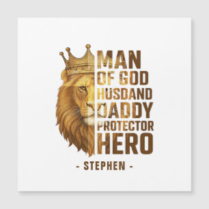 Man van God Lion Crown Design - Man, papa