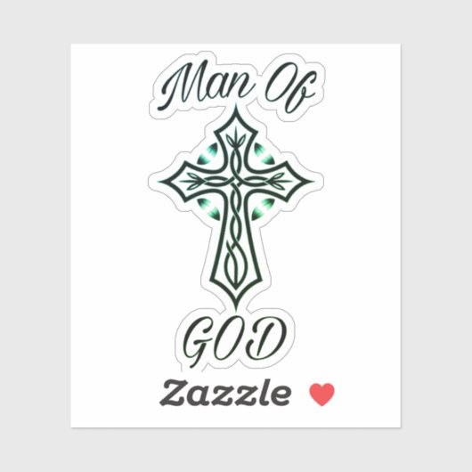 Man van God Sticker (Vel)