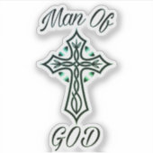 Man van God Sticker (Voorkant)
