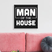 Man van het Parlement Canvas Afdruk (Insitu (Woonkamer))