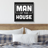Man van het Parlement Canvas Afdruk (Insitu (Slaapkamer))