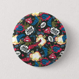 Man van het stalen Logo Ronde Button 5,7 Cm