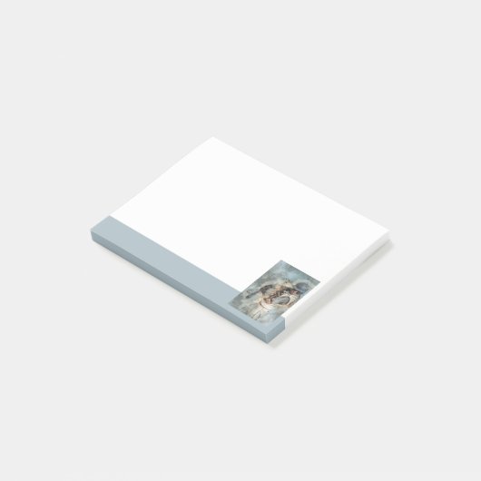 Man van honkbal met honkbalschoen post-it® notes (Schuin)