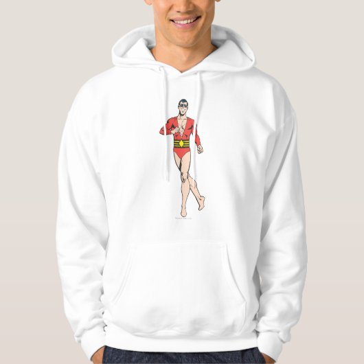 Man van kunststof hoodie (Voorkant)