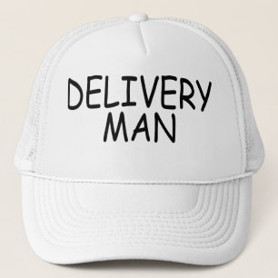 man van levering" trucker pet