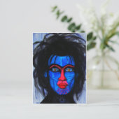 man van Mandril Briefkaart (Staand voorkant)