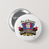 Man van morgen ronde button 5,7 cm (Voorkant /achterkant)