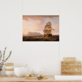 Man van oorlog voor Gibraltar Poster (Keuken)