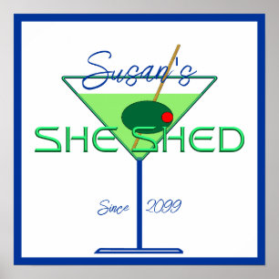 Man van Shed Woman Poster van de keizerbalk