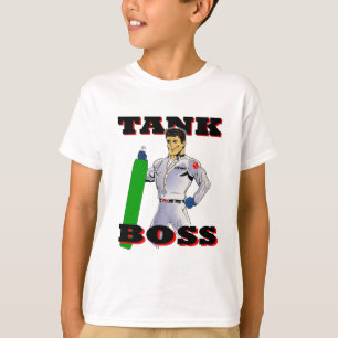 Man van tankboss t-shirt