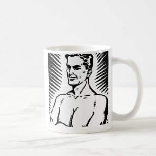 MAN VAN TEA DRINKIN KOFFIEMOK