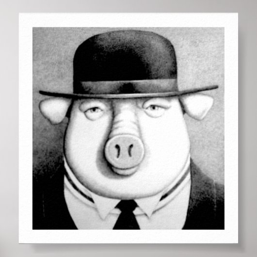 Man Varkens Poster (Voorkant)