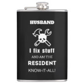 MAN Verjaardagscadeau Mannen Funny Unique DAD OPA Heupfles (Voorkant)