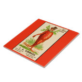 man Victoriaans handelskaart Tegeltje (Zijkant)