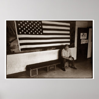 Man vlag poster