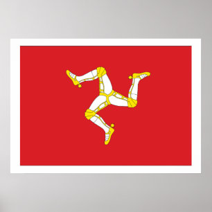Man vlag poster