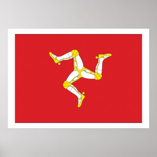 Man vlag poster (Voorkant)