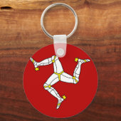 Man vlag sleutelhanger (Voorkant)